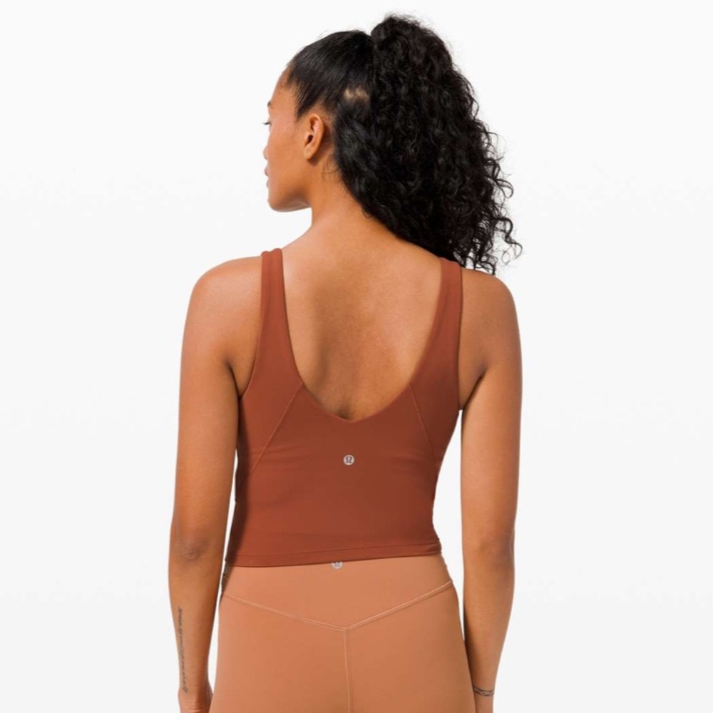 lululemon align tank - gathered front dark terracotta - Picture 2 of 11